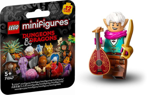 LEGO 71047 MINIFIGURES - Dungeons & Dragons: nr 9 Elf bard LEGO 71047 MINIFIGURES - Dungeons & Dragons: nr 9 Elf bard