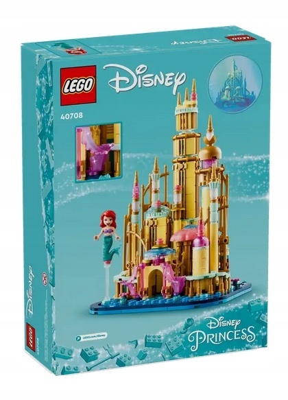 LEGO 40708 Disney - Disney Mały zamek Arielki LEGO 40708 Disney - Disney Mały zamek Arielki