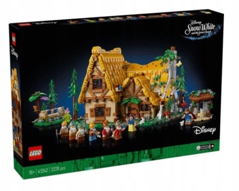 LEGO 43242 Disney - Chatka Królewny Śnieżki i siedmiu krasnoludków LEGO 43242 Disney - Chatka Królewny Śnieżki i siedmiu krasnoludków