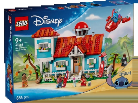 LEGO 43268 Disney - Domek na plaży Lilo i Stitcha