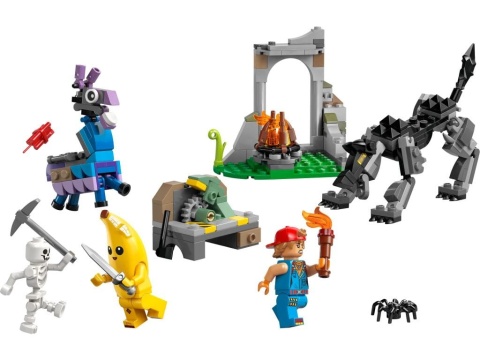 LEGO 77075 Fortnite - Skórek i Iskra oraz obóz LEGO 77075 Fortnite - Skórek i Iskra oraz obóz