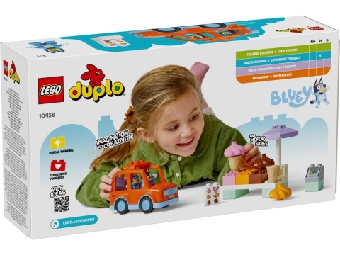 LEGO 10458 DUPLO Bluey - Wyprawa po lody z Blue