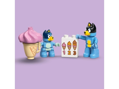 LEGO 10458 DUPLO Bluey - Wyprawa po lody z Blue