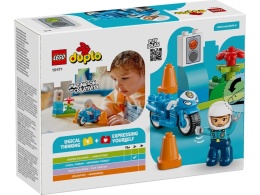 LEGO 10471 Duplo - Niebieski motocykl policyjny
