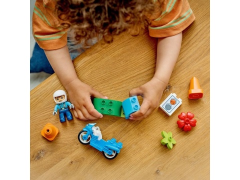 LEGO 10471 Duplo - Niebieski motocykl policyjny