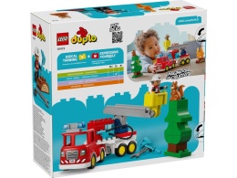LEGO 10473 Duplo - Wóz strażacki z wężem i strażakiem