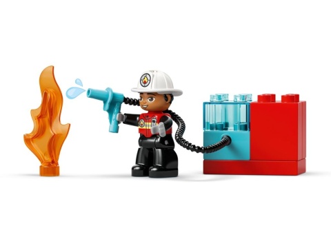 LEGO 10473 Duplo - Wóz strażacki z wężem i strażakiem