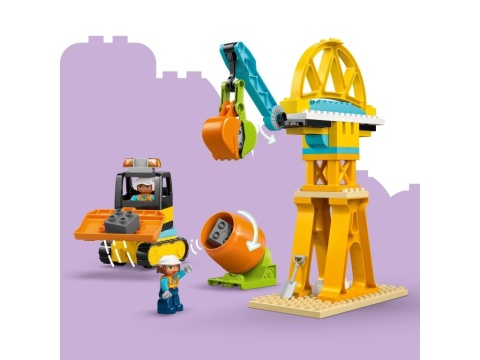 LEGO 10476 Duplo - Plac budowy z pojazdami 3 w 1