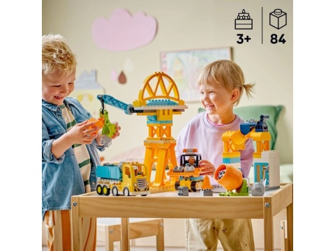 LEGO 10476 Duplo - Plac budowy z pojazdami 3 w 1