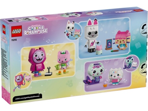 LEGO 11215 Gabby’s Dollhouse - Koci przyjaciele Gabi z klocków
