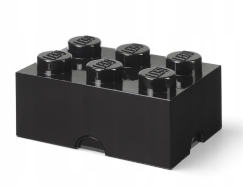 LEGO 40000803 - Pojemnik klocek 6 - Czarny LEGO 40000803 - Pojemnik klocek 6 - Czarny