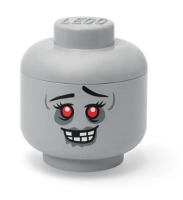 LEGO 40320822 - Pojemnik głowa duża L - Zombie szara