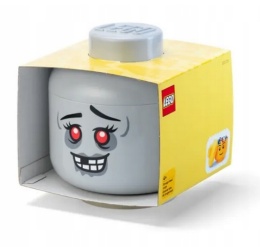 LEGO 40320822 - Pojemnik głowa duża L - Zombie szara
