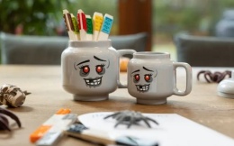LEGO 40460820 - Kubek ceramiczny mały - Zombie szary 255 ml