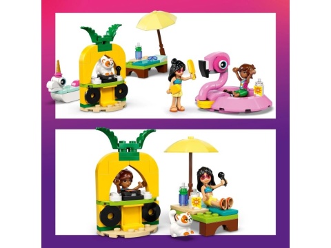 LEGO 42658 Friends - Impreza na basenie z jednorożcem i flamingiem
