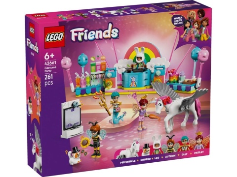 LEGO 42661 Friends - Bal przebierańców z jednorożcem i wróżką