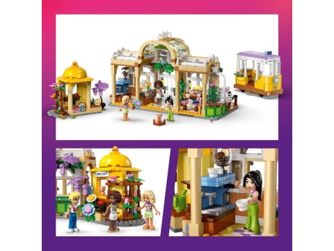 LEGO 42671 Friends - Zielona kawiarnia i kwiaciarnia