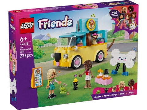 LEGO 42678 Friends - Furgonetka z akcesoriami dla zwierząt