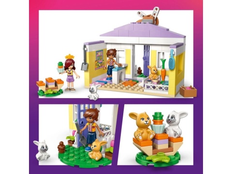 LEGO 42679 Friends - Hotel dla królików w mieście Heartlake