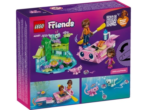 LEGO 42681 Friends - Przygoda na aksolotlowej łodzi