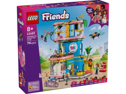 LEGO 42689 Friends - Domek klubu przyjaciół z Heartlake
