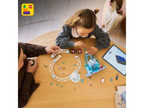 LEGO 43281 Disney - Lodowy zamek Elzy i śnieżna przejażdżka