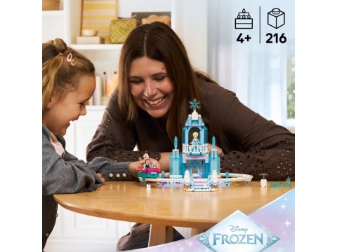 LEGO 43281 Disney - Lodowy zamek Elzy i śnieżna przejażdżka