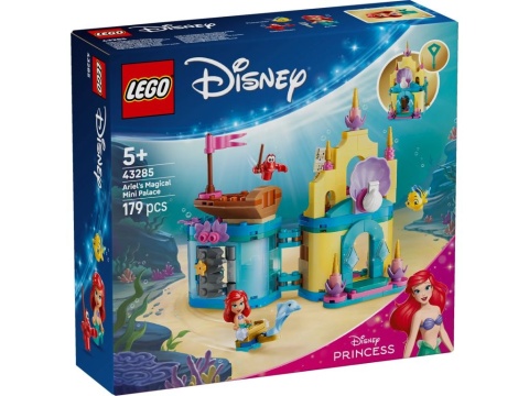 LEGO 43285 Disney - Magiczny minipałac Arielki