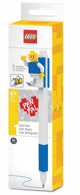 LEGO 52600 - Pojedynczy długopis żelowy - Niebieski + MINIFIGURKA LEGO 52600 - Pojedynczy długopis żelowy - Niebieski + MINIFIGURKA