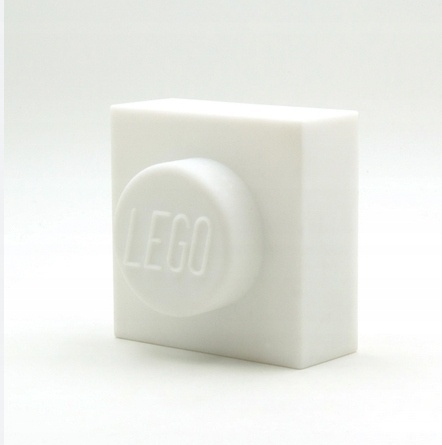 LEGO LGL - LP50 - Lampka silikonowa mała - Klocek: Biały