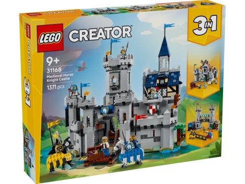 LEGO 31168 Creator 3w1 - Średniowieczny zamek rycerzy konnych