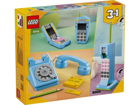 LEGO 31174 Creator 3w1 - Telefon w stylu retro