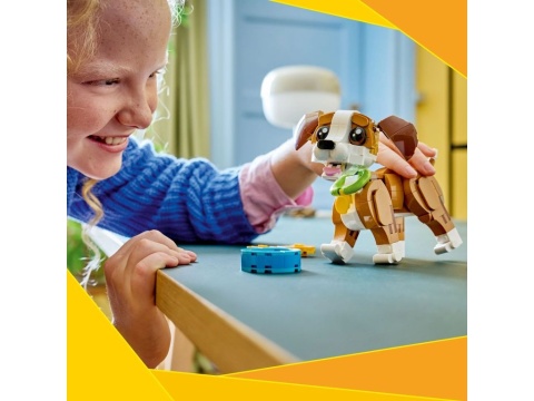 LEGO 31382 Creator 3w1 - Urocze zwierzątka: psotny szczeniaczek