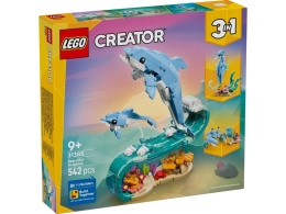 LEGO 31385 Creator 3w1 - Zwierzęta morskie: piękny delfin