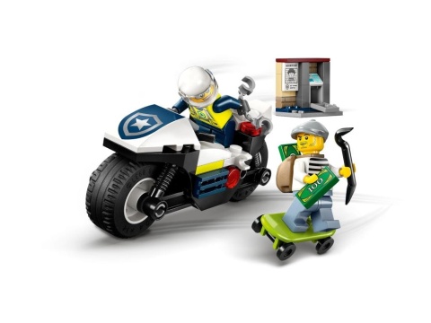 LEGO 60455 City - Pościg na motocyklu policyjnym