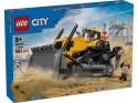 LEGO 60466 City - Żółty buldożer z ładowarką