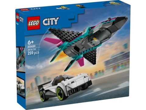 LEGO 60489 City - Odrzutowiec kontra samochód