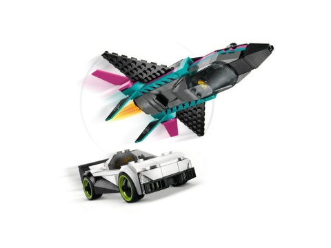 LEGO 60489 City - Odrzutowiec kontra samochód