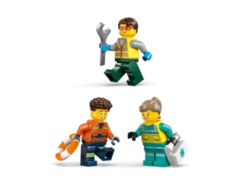 LEGO 60505 City - Zestaw z samolotem, ciężarówką serwisową i poduszkowcem