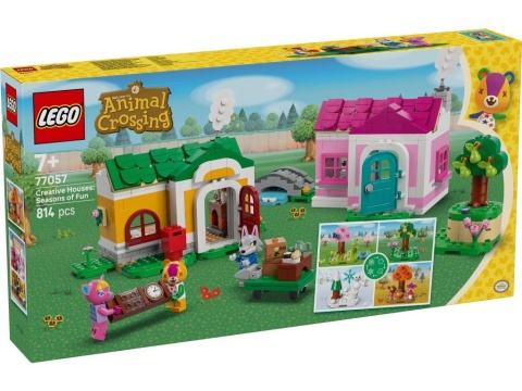 LEGO 77057 Animal Crossing - Kreatywne domy: Pory zabawy