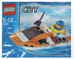 LEGO 4898 CITY - Motorówka straży przybrzeżnej POLYBAG