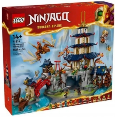 LEGO 71814 Ninjago - Turniejowe miasto ze świątynią