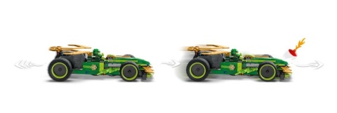 LEGO 71828 Ninjago - Samochód wyścigowy Lloyda z napędem typu pull-back
