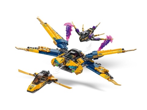LEGO 71833 Ninjago - Ras i burzowy superodrzutowiec Arina