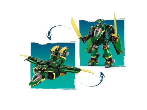 LEGO 71845 Ninjago - Odrzutowy mech Lloyda