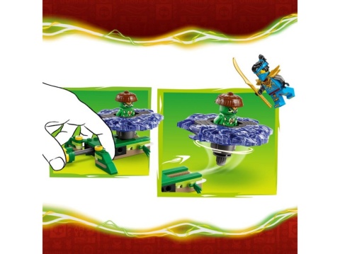 LEGO 71849 Ninjago - Nya kontra zmutowany potwór na spinnerze