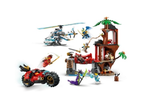 LEGO 71857 Ninjago - Bitwa ninja: domek na drzewie z pojazdami