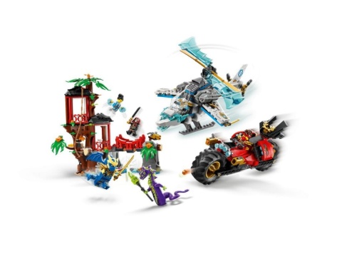 LEGO 71857 Ninjago - Bitwa ninja: domek na drzewie z pojazdami