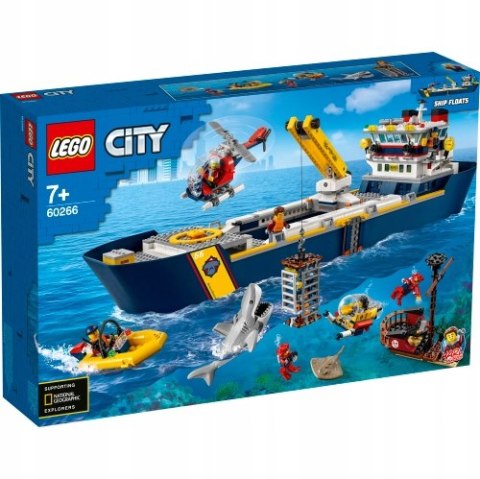 LEGO 60266 CITY - Statek badaczy oceanu