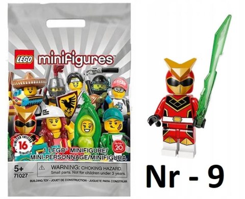 LEGO 71027 MINIFIGURES SUPER WOJOWNIK NR 9